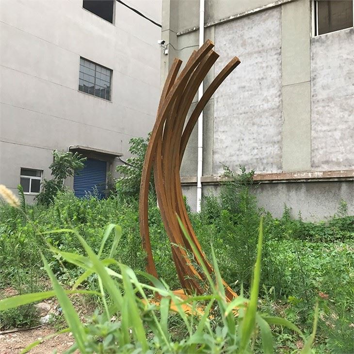 Outdoor Garden Steel Abstract Sculpture