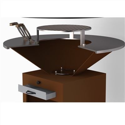 شوايات شواء كورتين ستيل للحفلات الخارجية