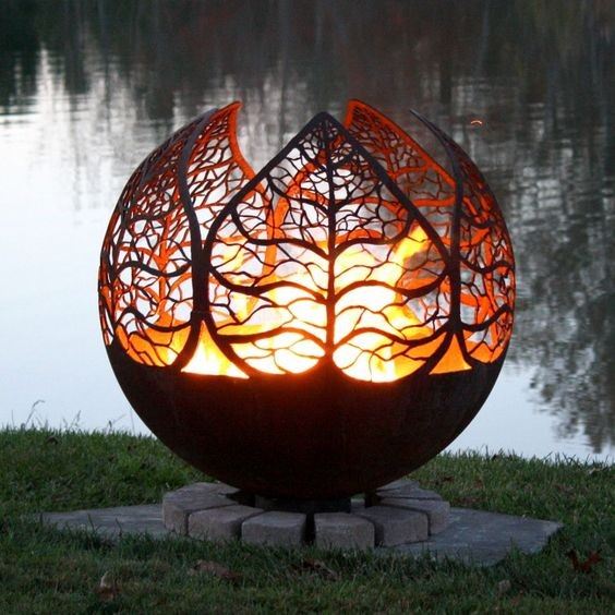 Patio Backyard Landscaping Firepits