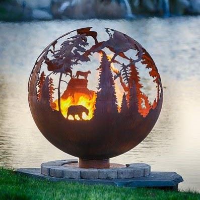 Patio Backyard Landscaping Firepits