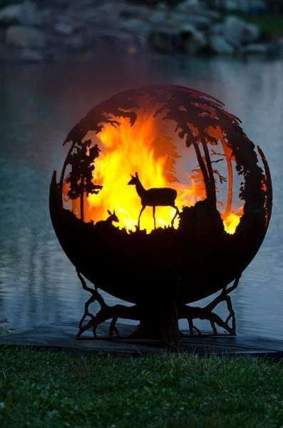 Garden Round Stove Fireplace