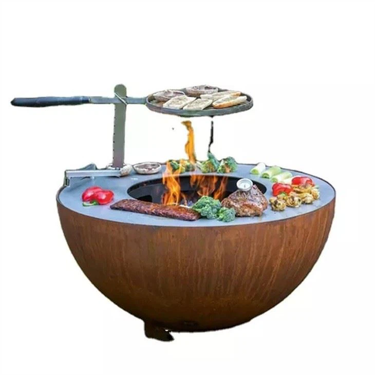 Barbecue In Garden