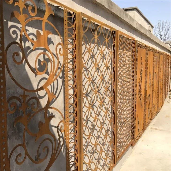 Corten Steel Laser Cut Panels