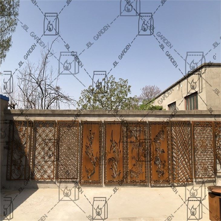 لوحات الخصوصية المصنوعة من الصلب من Corten