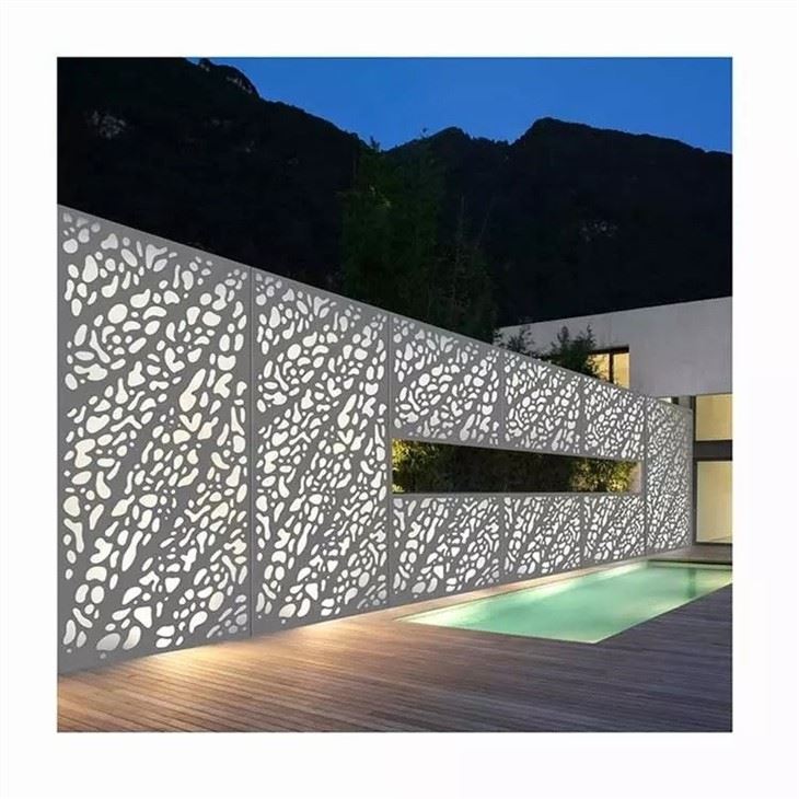Metal Privacy Wall