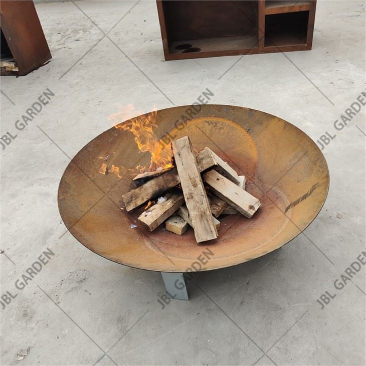 Modern Rusty Rectangular Firepits