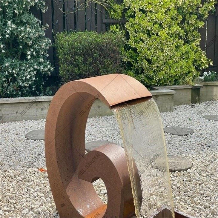 Outdoor Steel Water Fountain For Garden