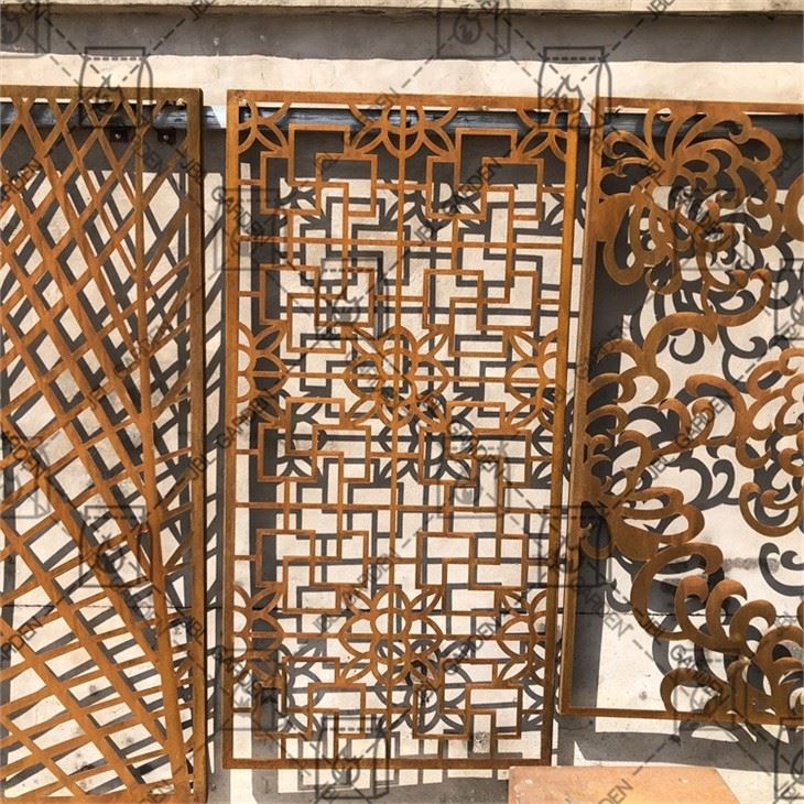 شاشة الخصوصية المعدنية الخارجية التقسيم