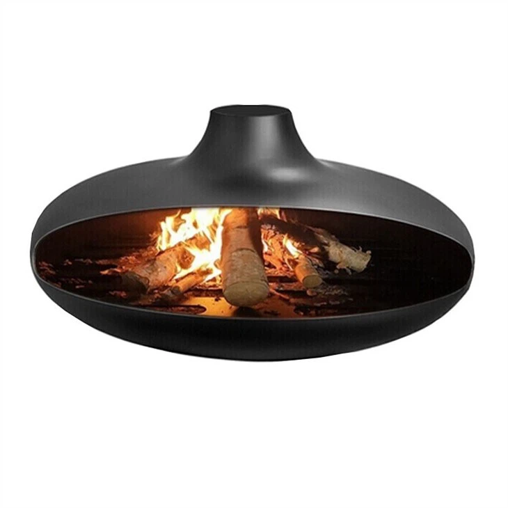 Rotating Suspended Fireplace