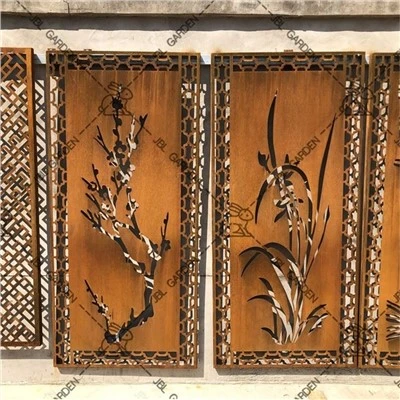 شاشة الخصوصية المعدنية الخارجية
