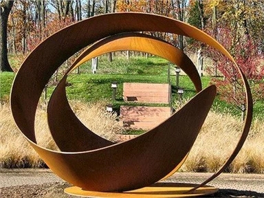 بارك جاردن ديكور كورتن ستيل عمل فني كورتن ستيل كورتن ستيل النحت