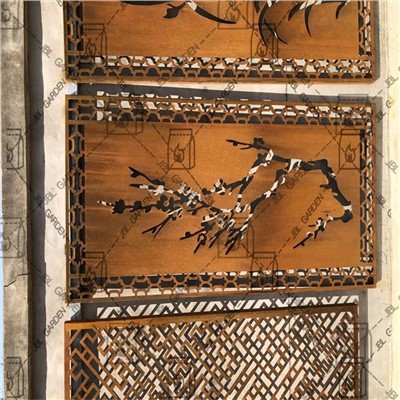 شاشة الخصوصية الصدأ