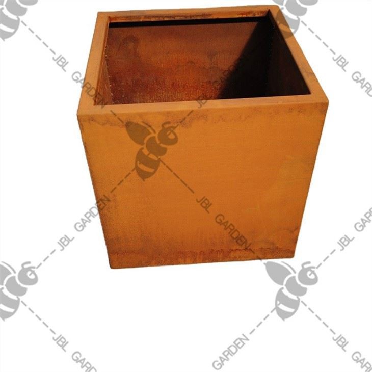 Square Corten Steel Planter