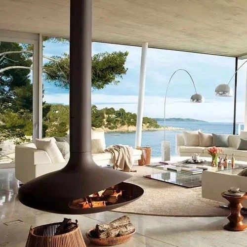 Steel Garden Fireplace