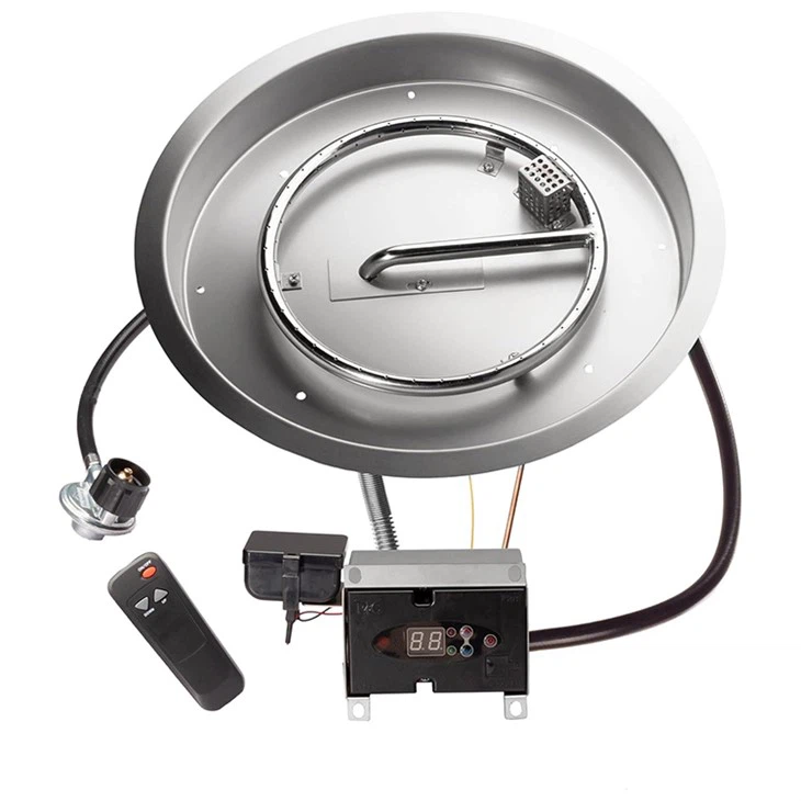 304 SS Gas Fire Pit Burner: الدفء بدون جهد لفناء الخاص بك