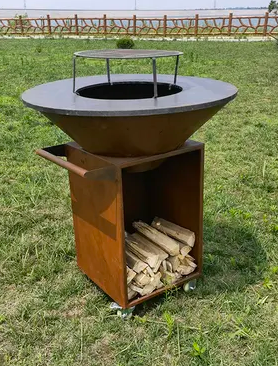 شواية فحم كورتين