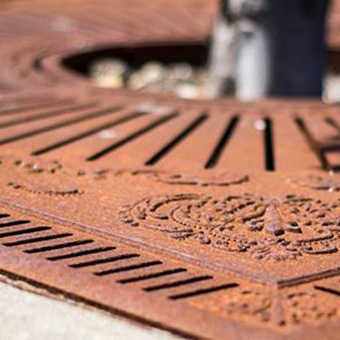 Custom Size Corten Tree Grate factory