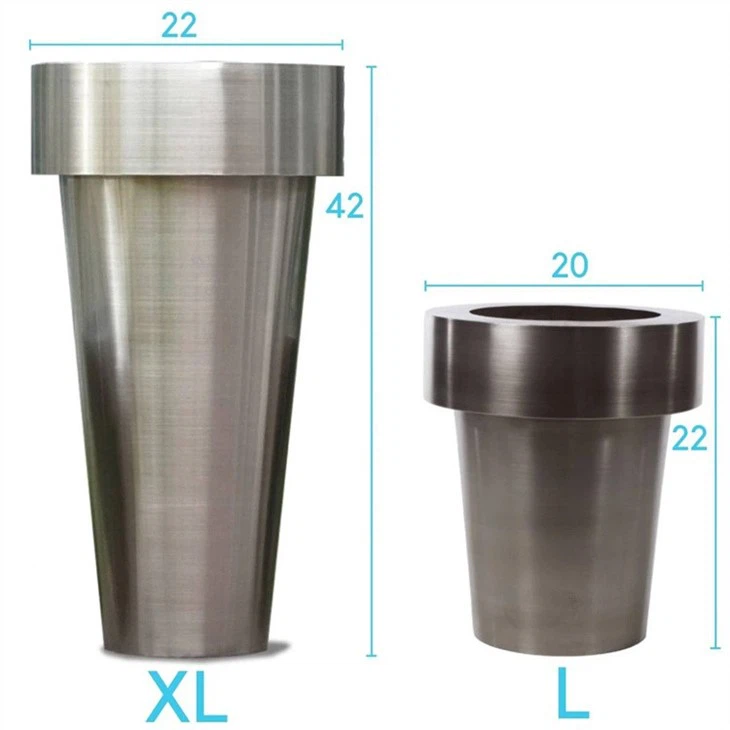 Forever Lasting Stainless Steel Cylinder Planters