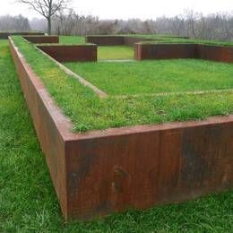 Garden Outdoor Raised Corten Steel Planter