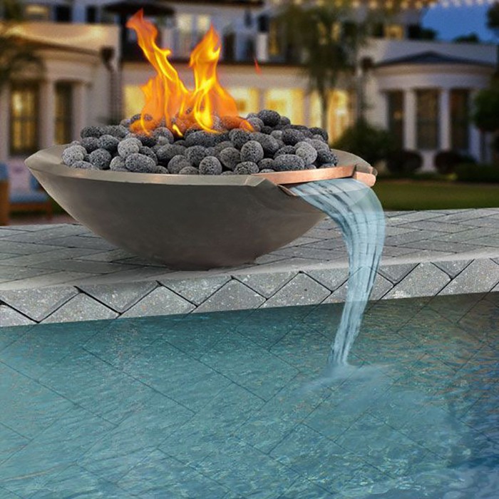 Gas Fire Pit Fountain Water Bowl Features suppliers