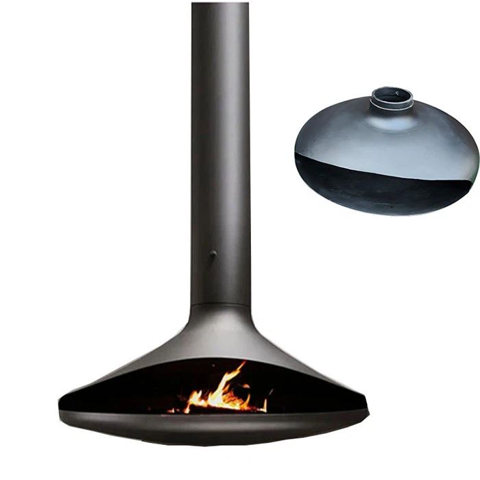 Indoor Decoration Design Smokeless Suspended Fireplace