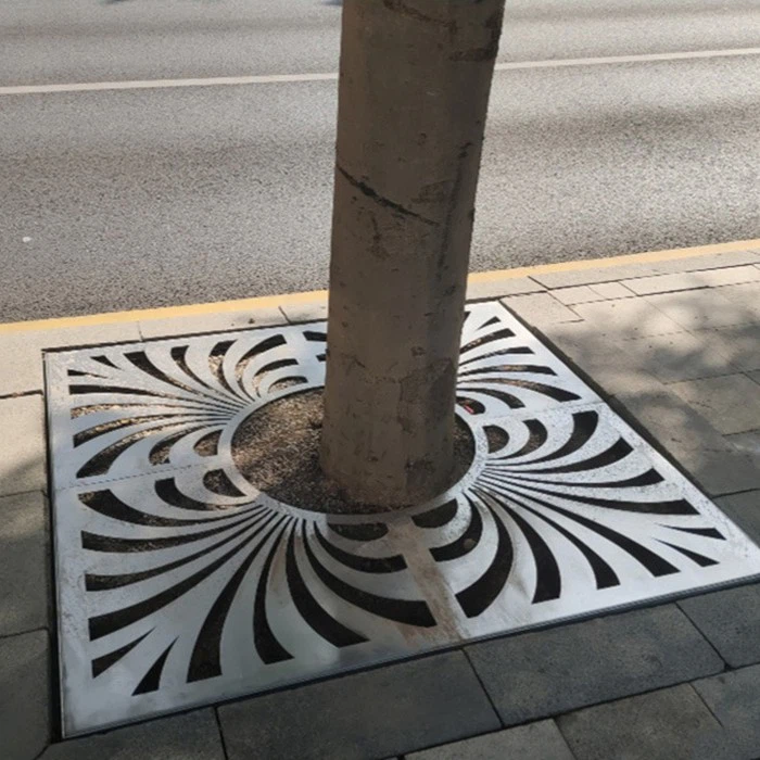Laser Cutting Steel Tree Grate
