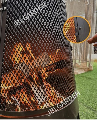 safe outdoor wood fireplace safe outdoor wood fireplace