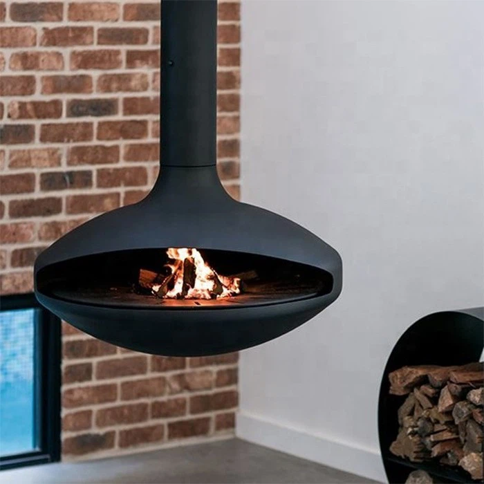 Roof Mounted Ceiling Suspended Fireplace