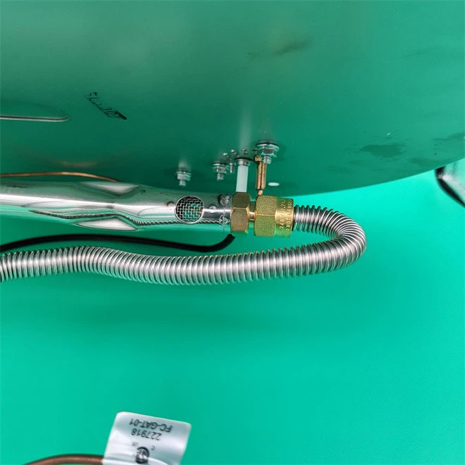 Stainless Round Gas Fire Pit Kit