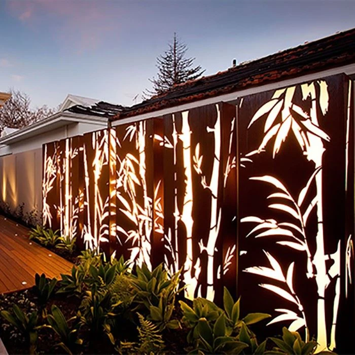Tree Metal Courtyard Fence